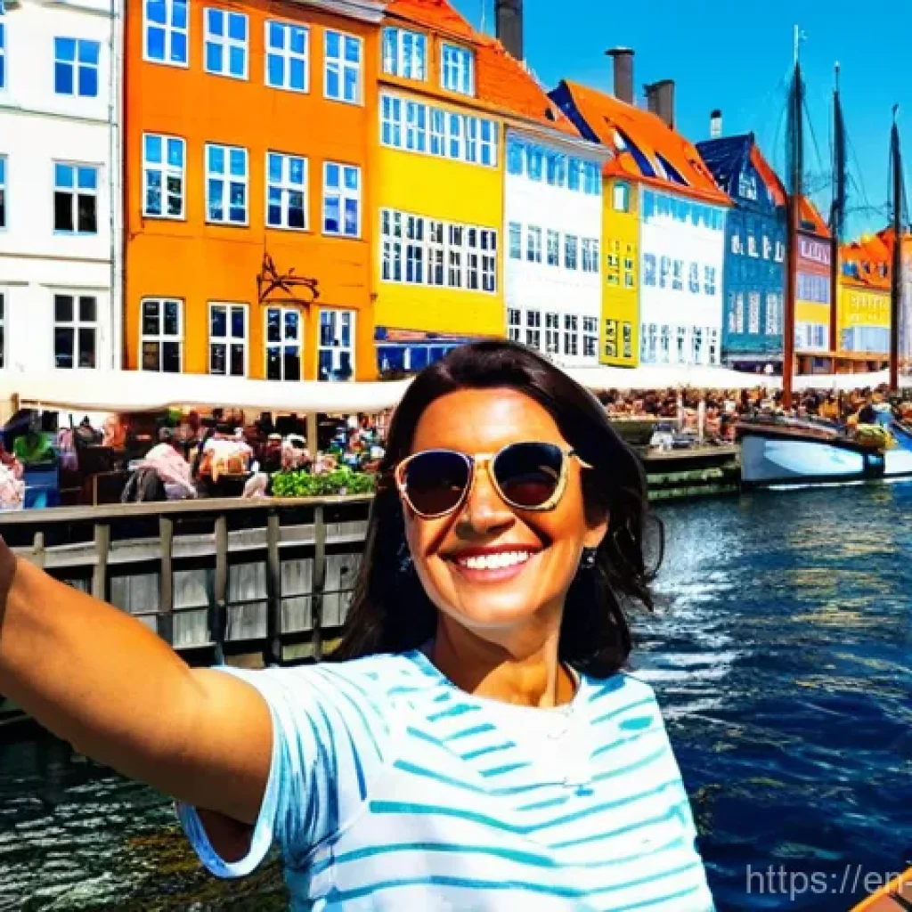덴마크 기후 및 계절별 여행 추천 - Embracing the Sunny Days: Summer's Nyhavn Charm**
A vibrant, wide-angle shot of Nyhavn in Copenhagen...