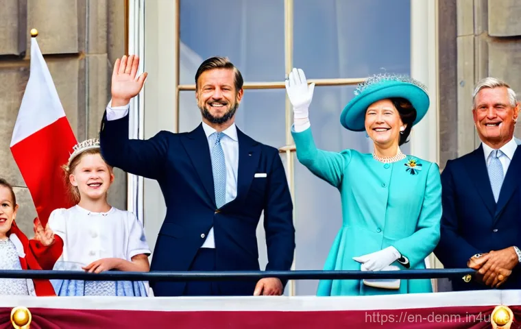 덴마크에서 발생한 주요 사건사고 - **A New Royal Chapter in Copenhagen**
    A vibrant, sun-drenched scene capturing the historic momen...