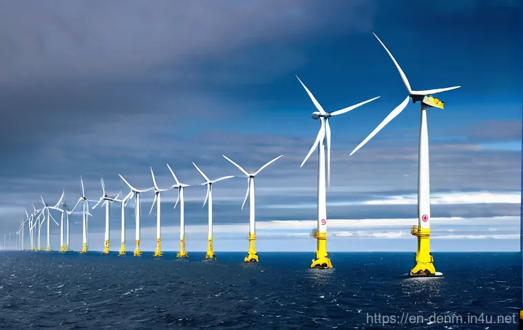 덴마크에서 한국과의 무역 및 경제 관계 - **Prompt Title: "Bilateral Green Synergy: Northern Wind Meets Eastern Tiger"**
    A vibrant, cinema...